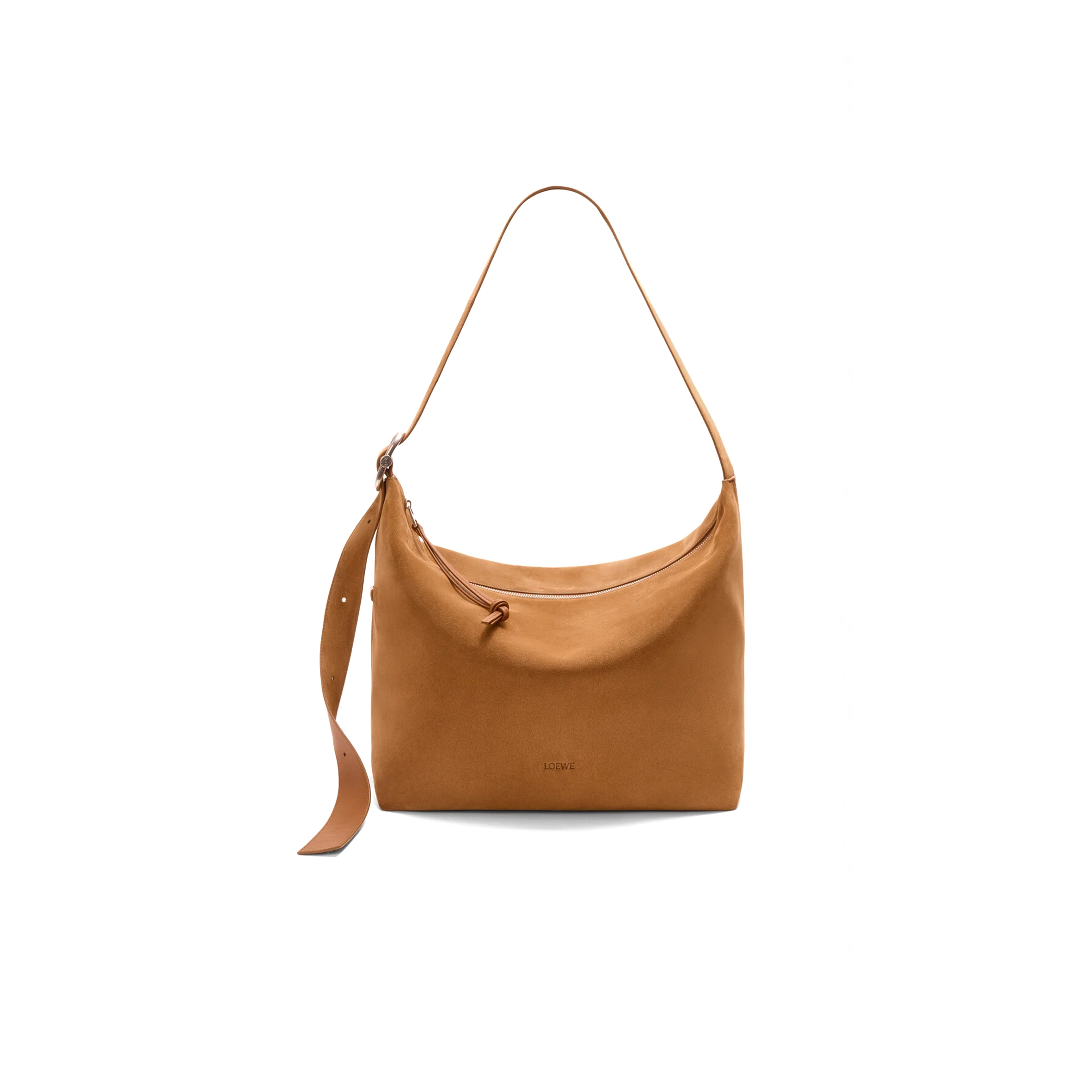 LOEWE LARGE LOOP HOBO IN SUEDE CALFSKIN BB22003X02 (45.5*31*17cm)
